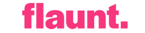 flaunt media logo advertising agency heels agency demi karan ed-it.co hot pink
